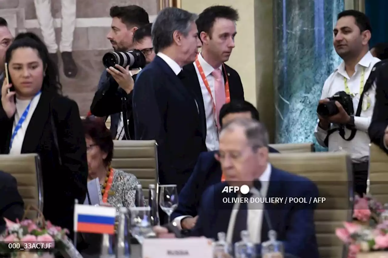 Blinken presses Russia's Lavrov over Ukraine on G20 sidelines