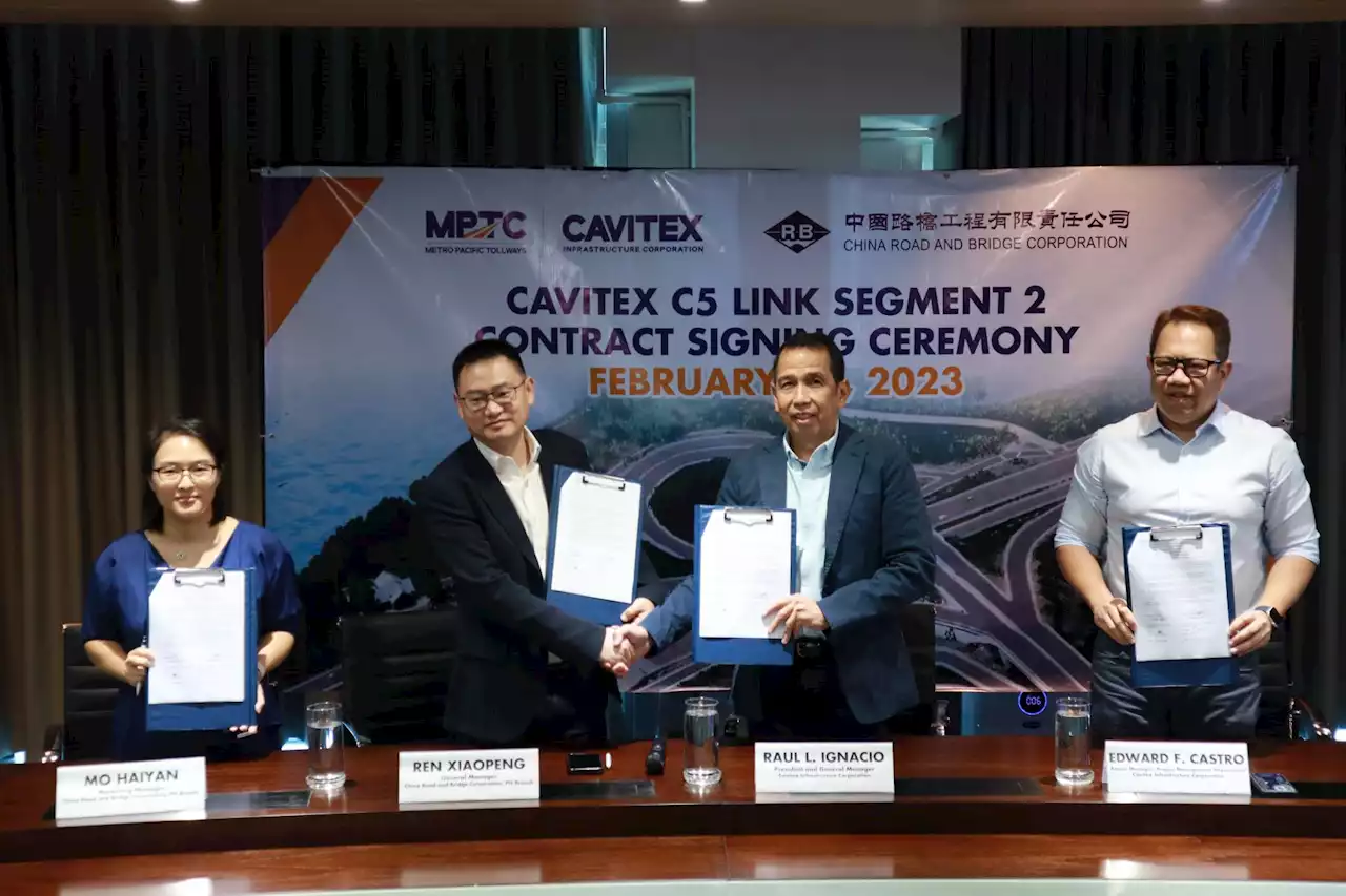 Construction of Cavitex C5 link segment 2 set to begin