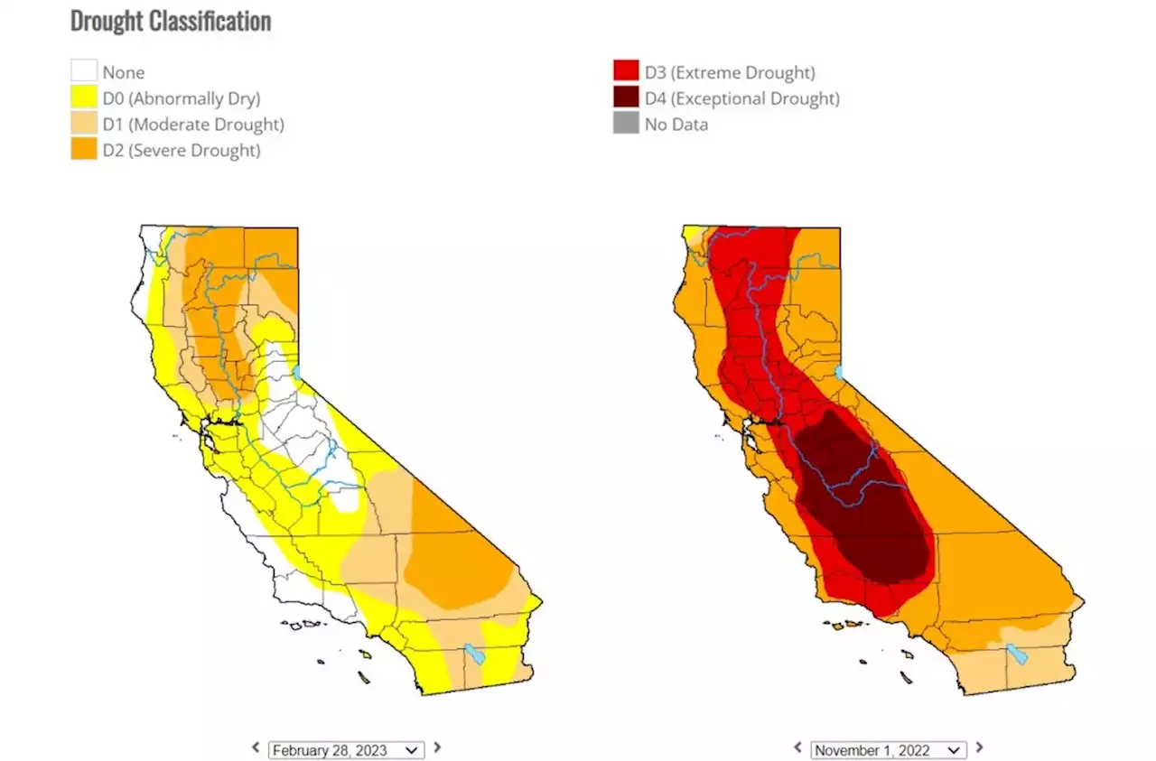 Drought is now over in more than half of California, including the Bay Area, feds say