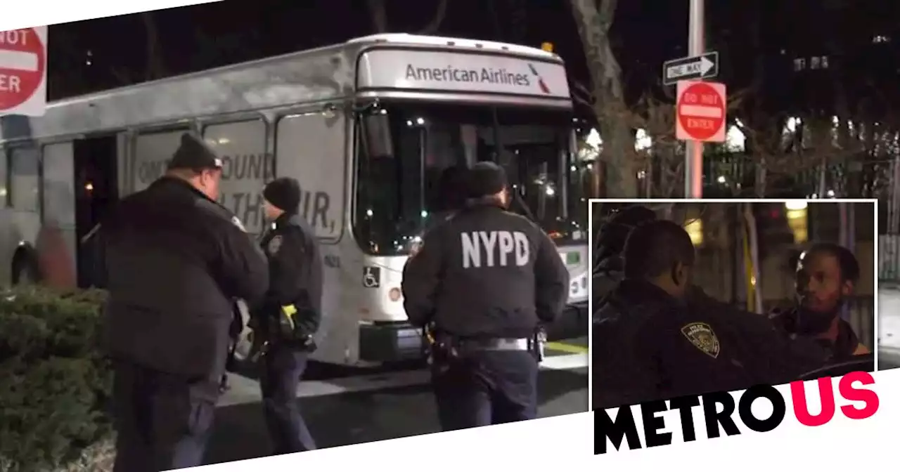 Man hijacks airline bus and leads cops on 17-mile chase