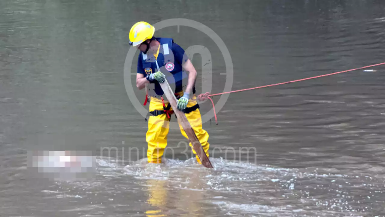 [FOTOS Y VIDEO] Hallaron un cadáver desnudo en el Río Medellín