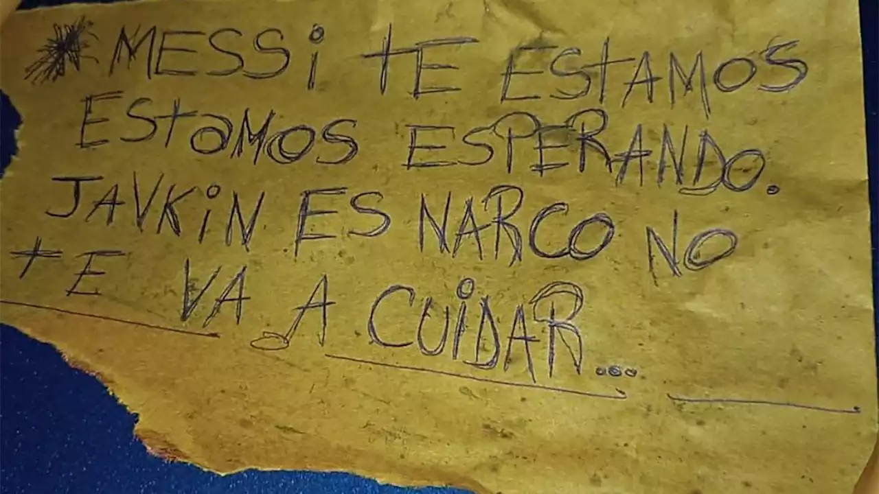 Confirman que la amenaza narco ya llegó a Messi