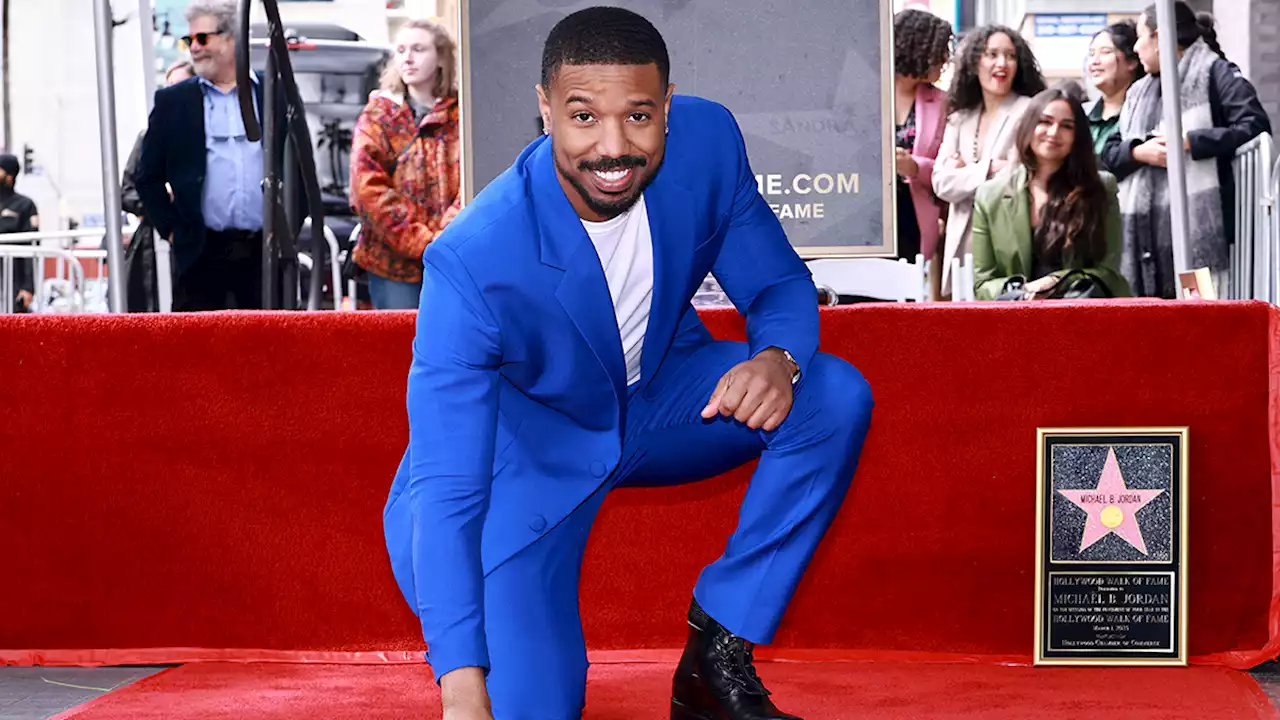 Michael B. Jordan Honored With Walk of Fame Star Ahead of 'Creed III' Release