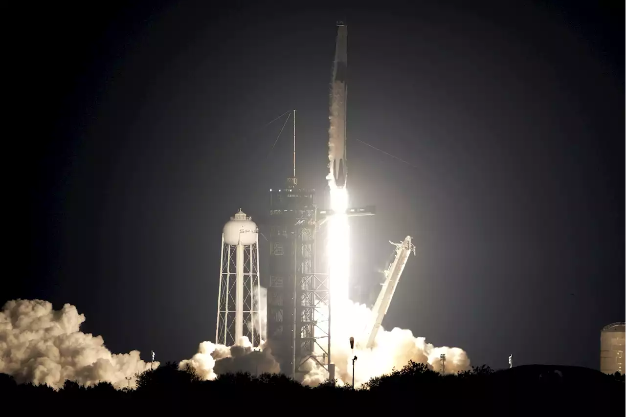 SpaceX Launches US, Russian and UAE Astronauts to International Space Station