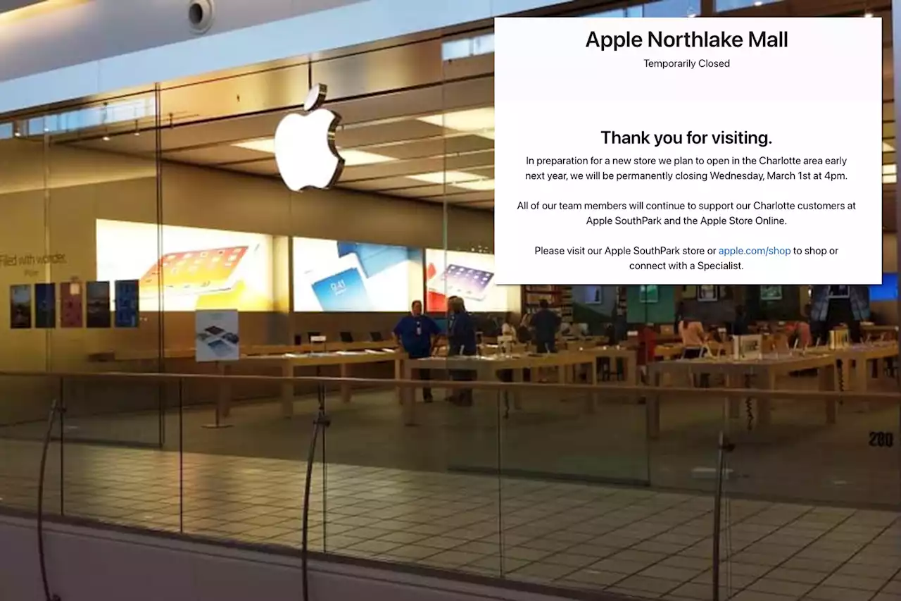 Apple abruptly closes North Carolina mall store after series of shootings