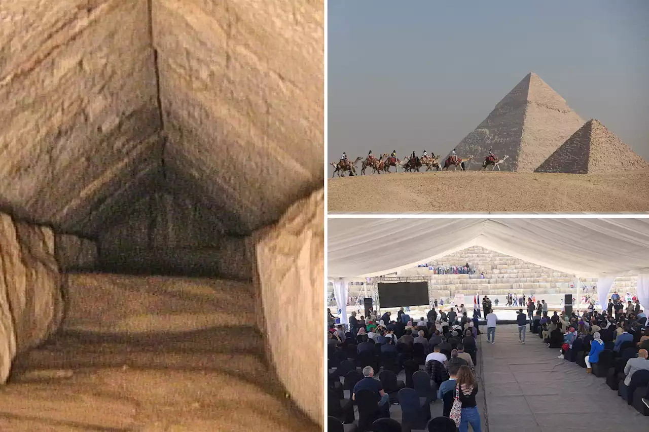 Archaeologists discover secret chamber inside Great Pyramid of Giza