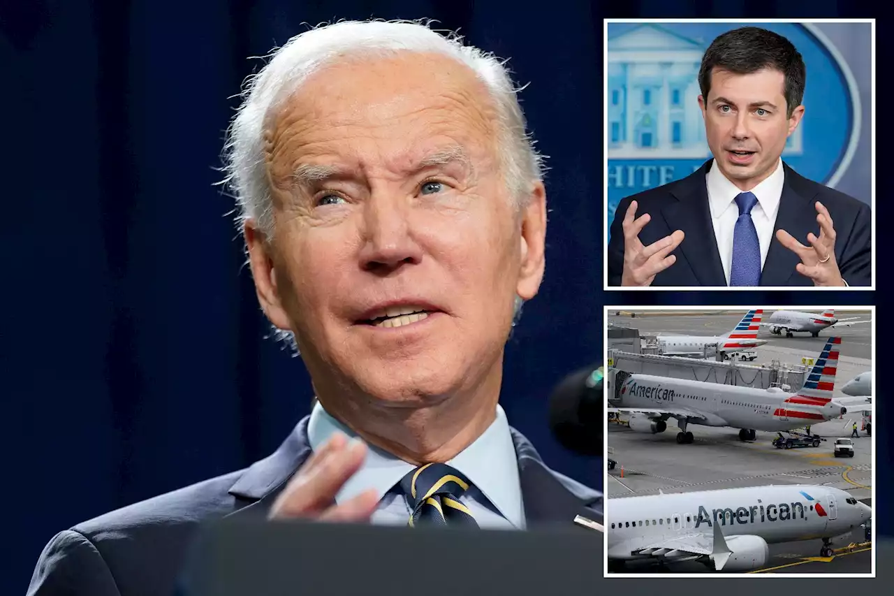 President Biden, Secretary of Transportation Buttigieg call on airlines to drop family seating fees