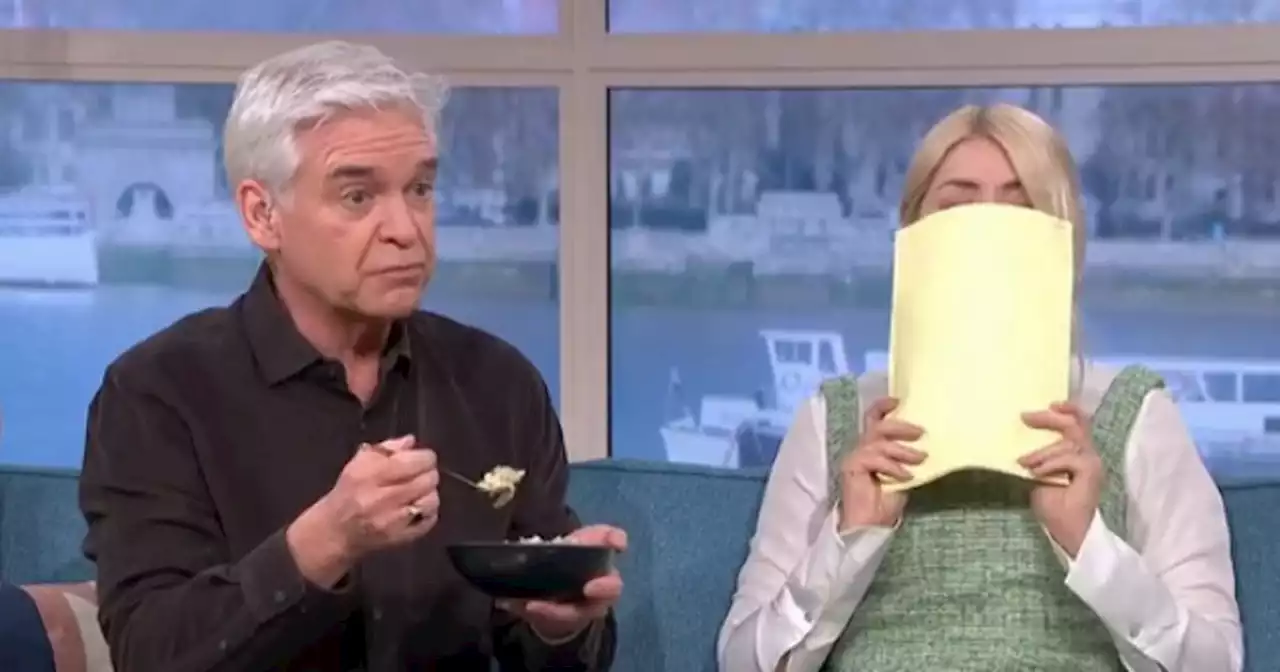 Holly Willoughby left squeamish as her ITV co-stars tuck into squirrel risotto