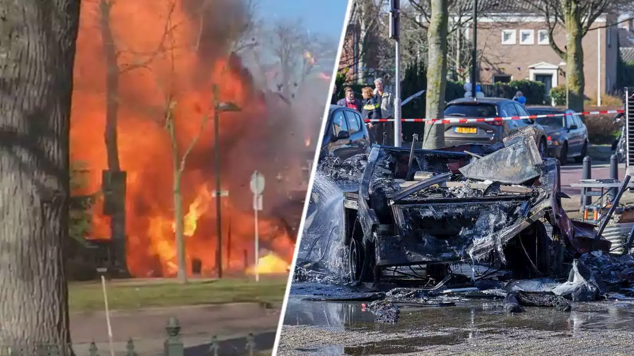 Explosie viskraam te zien op videobeelden, eigenaar in shock