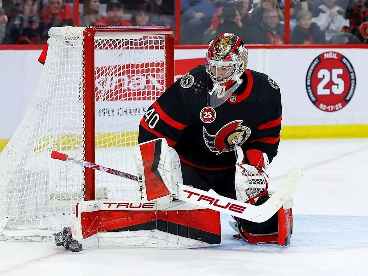 NHL names Senators' goalie Mads Sogaard rookie-of-the-month for February