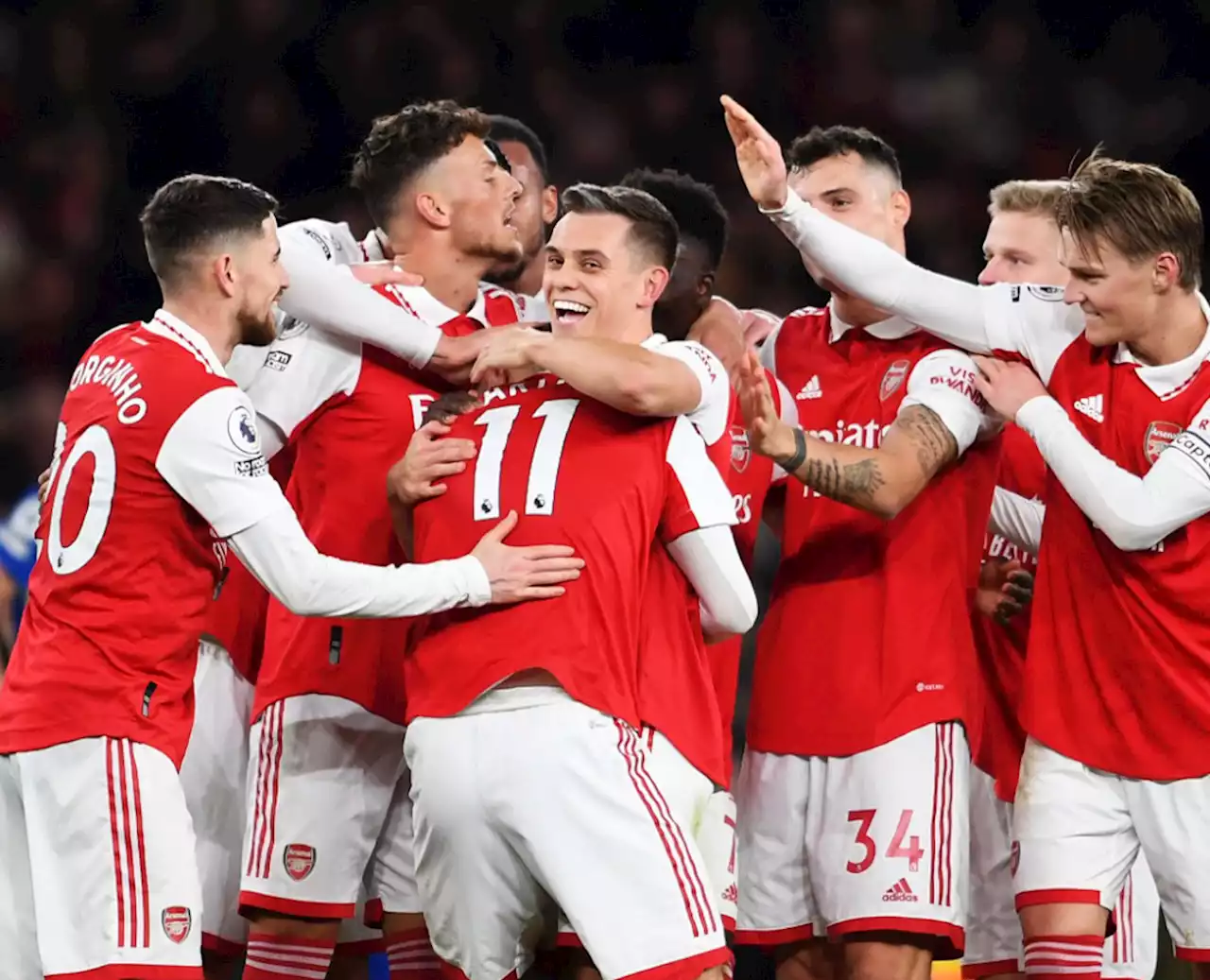 EPL: Arsenal thrash Everton as Liverpool move up EPL table