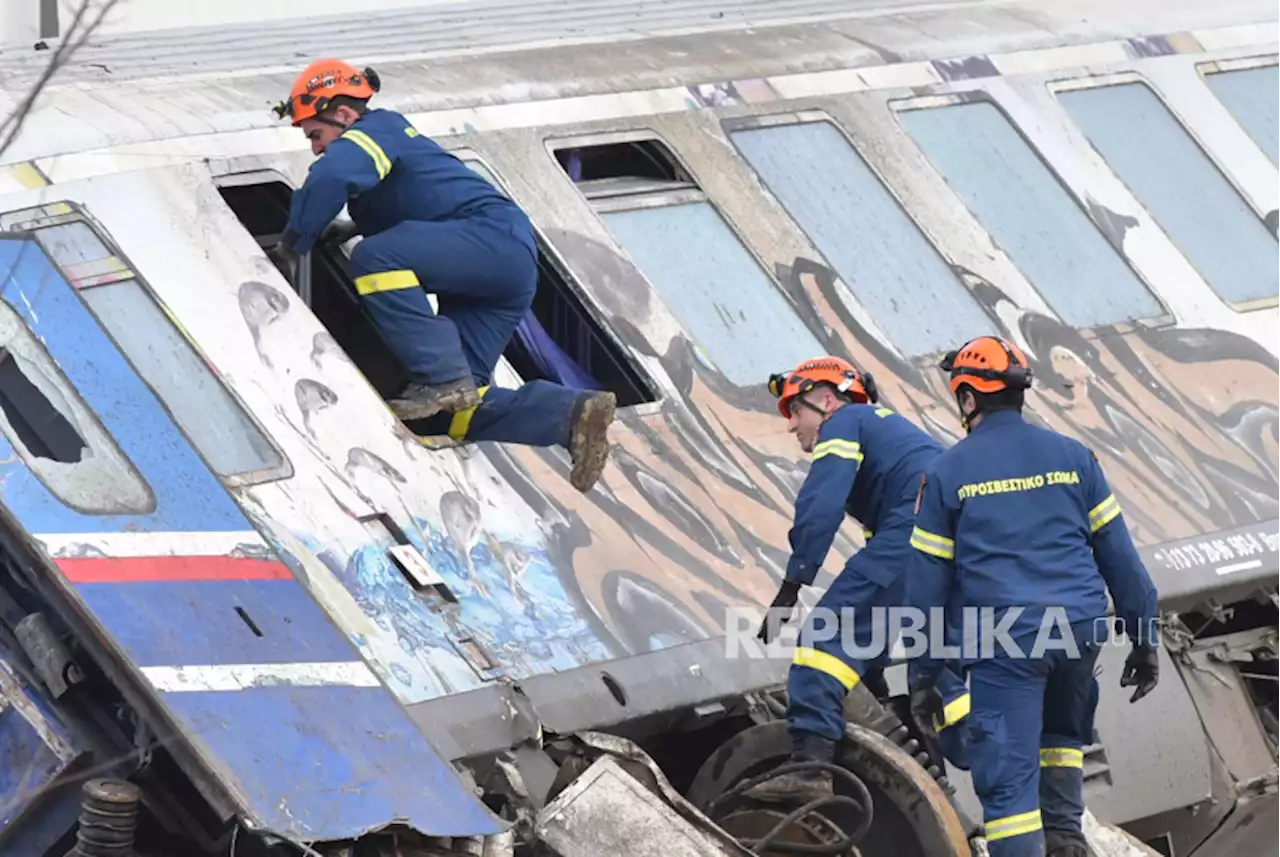 Kecelakaan Maut Kereta Puluhan Orang Tewas di Yunani |Republika Online