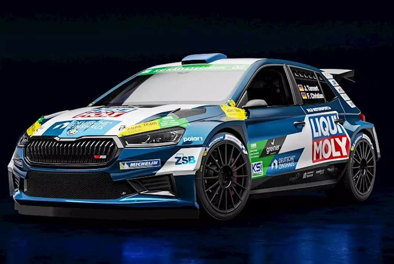 Tannert greift 2023 im neuen Skoda Fabia RS Rally2 an