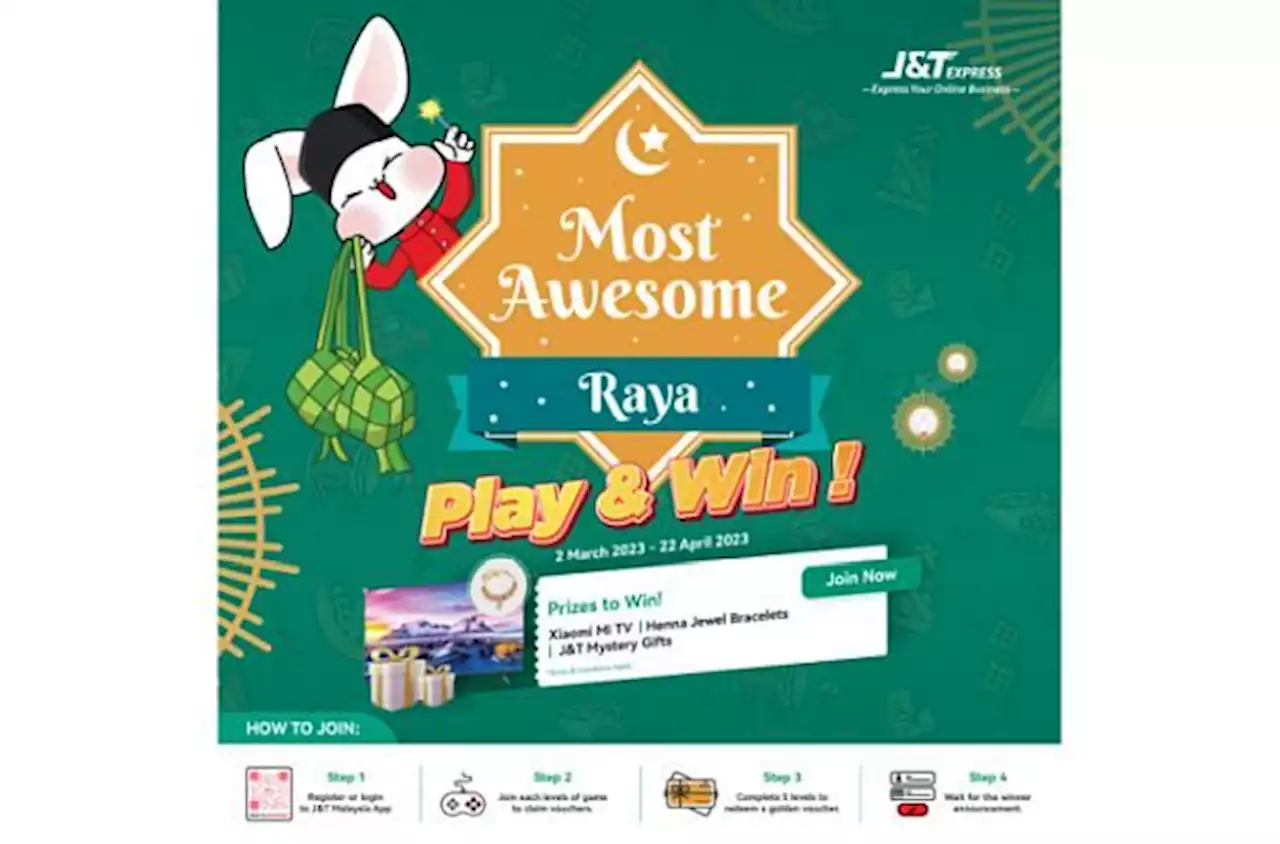 J&T Express launches “Most Awesome Raya” Hari Raya Aidilfitri campaign