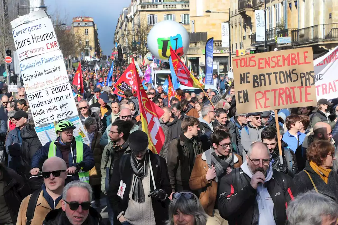 Réforme des retraites : après la grève du 7 mars, quelle suite envisagent les syndicats ?