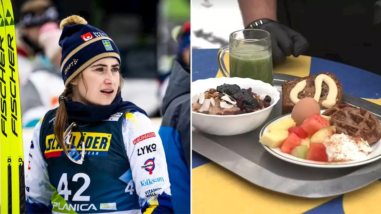 Längdskidor: Ebba Anderssons udda frukostuppladdning inför VM-stafetten