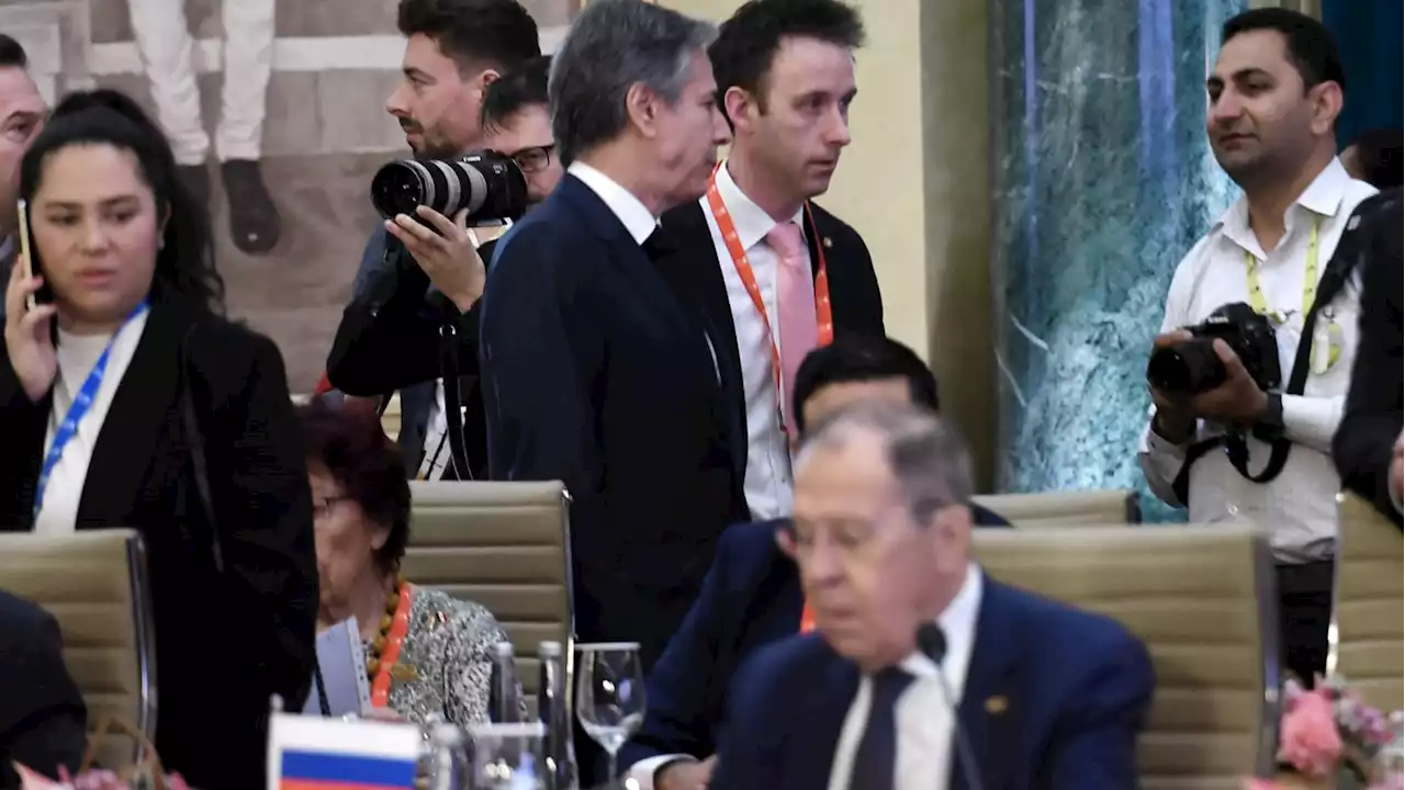 Blinken and Lavrov Have an Awkward Chat at the G20