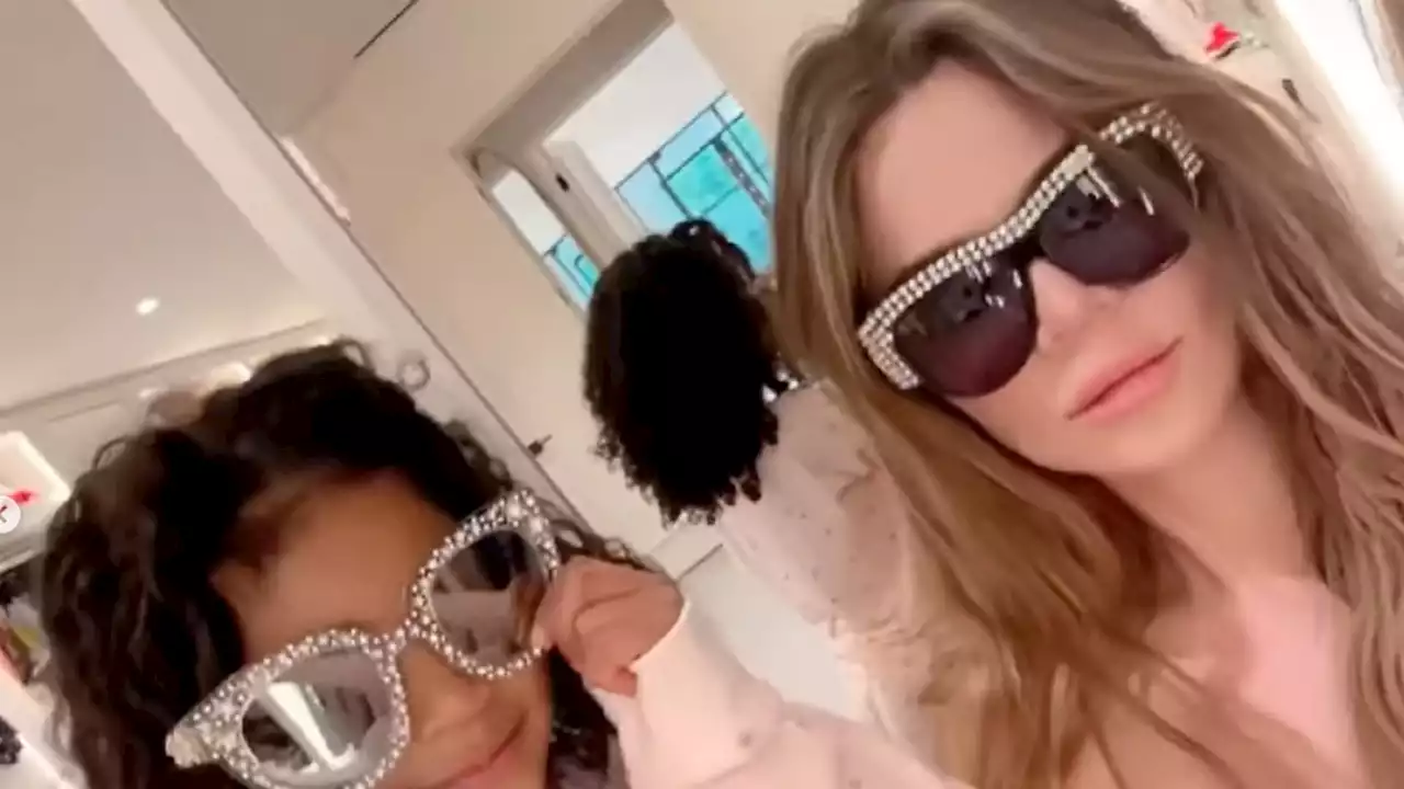 Khloe Kardashian and True Thompson Rap in Adorable Videos