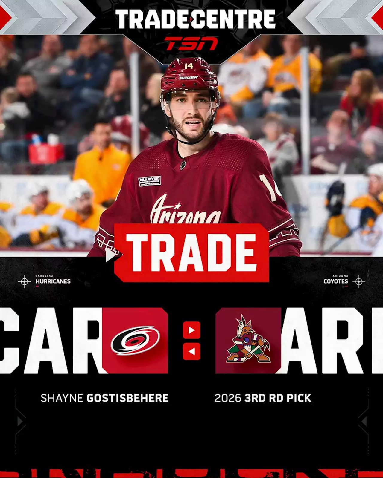 Carolina Hurricanes acquire Shayne Gostisbehere from Arizona Coyotes | TSN