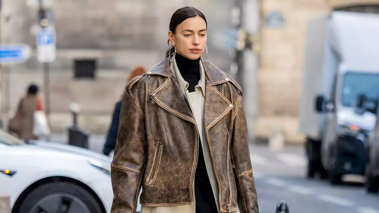 Irina Shayk Doubles Up on Winter Coats