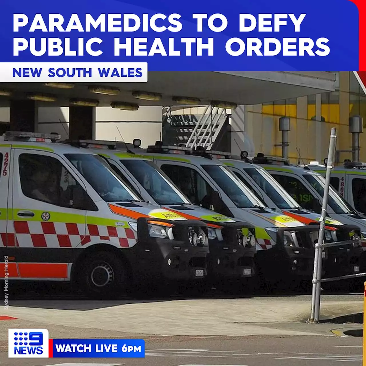 Health orders keeping paramedics 'blocked' at hospitals