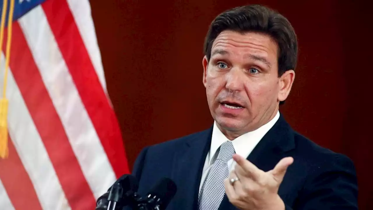 DeSantis swipes at Trump while decrying former president's possible indictment