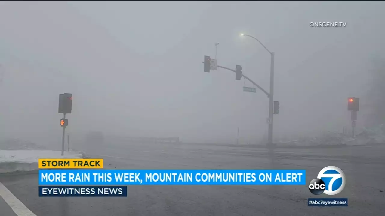 Officials begin storm prep as SoCal braces for more rain, snow with strong winds beginning Monday