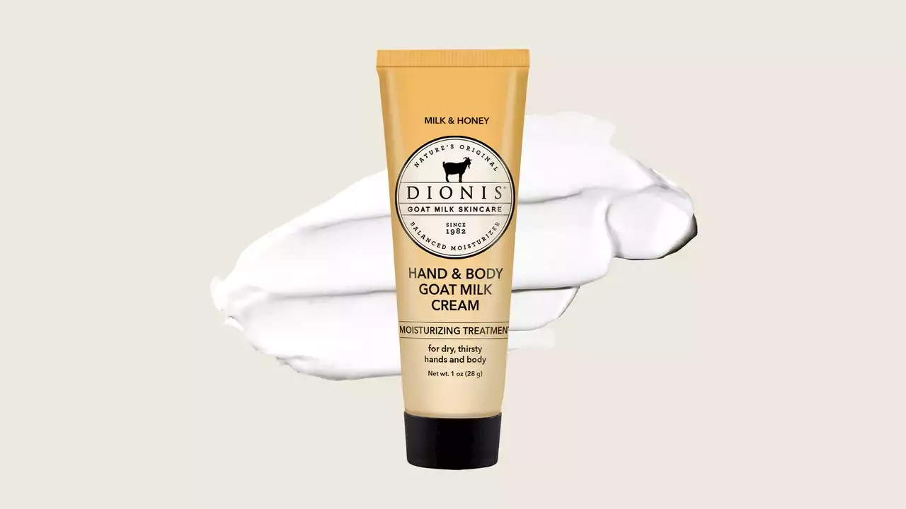 Dionis Hand & Body Goat Milk Cream in Milk & Honey is a Staple on My Bathroom Counter