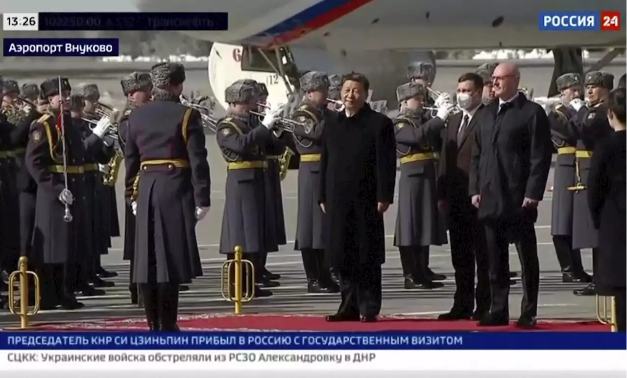 Putin welcomes China’s Xi to Kremlin amid Ukraine war