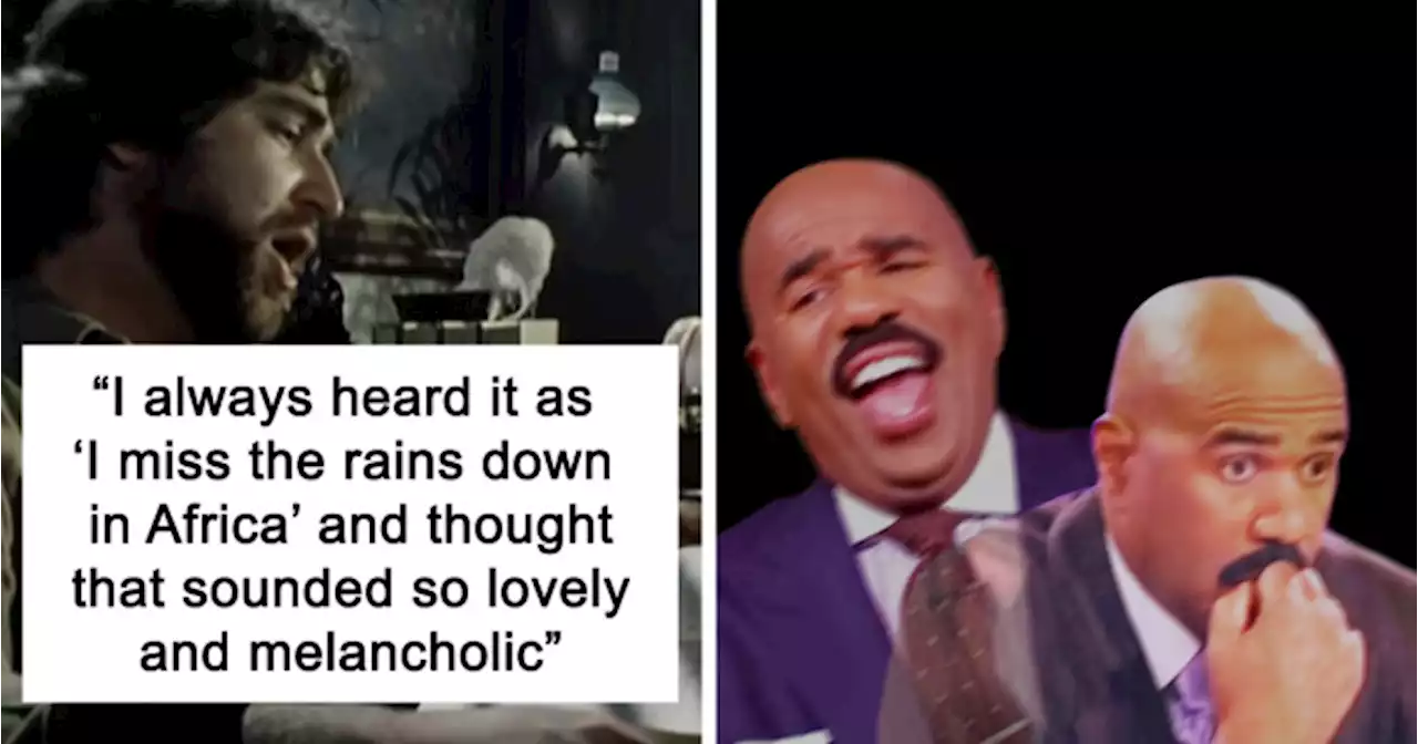 “I Guess It Rains Down In Africa”: 30 People Share Their Most Hilariously Misheard Lyrics