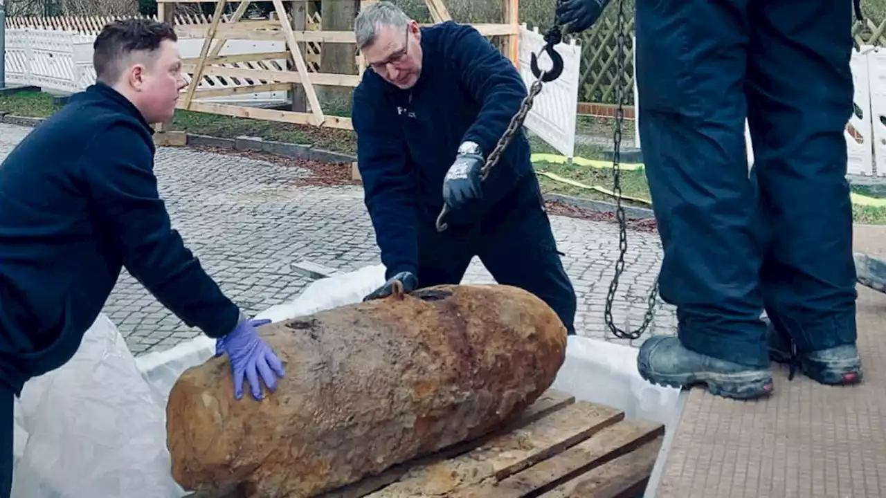 500-Kilo-Koloss in Zehlendorf entschärft!