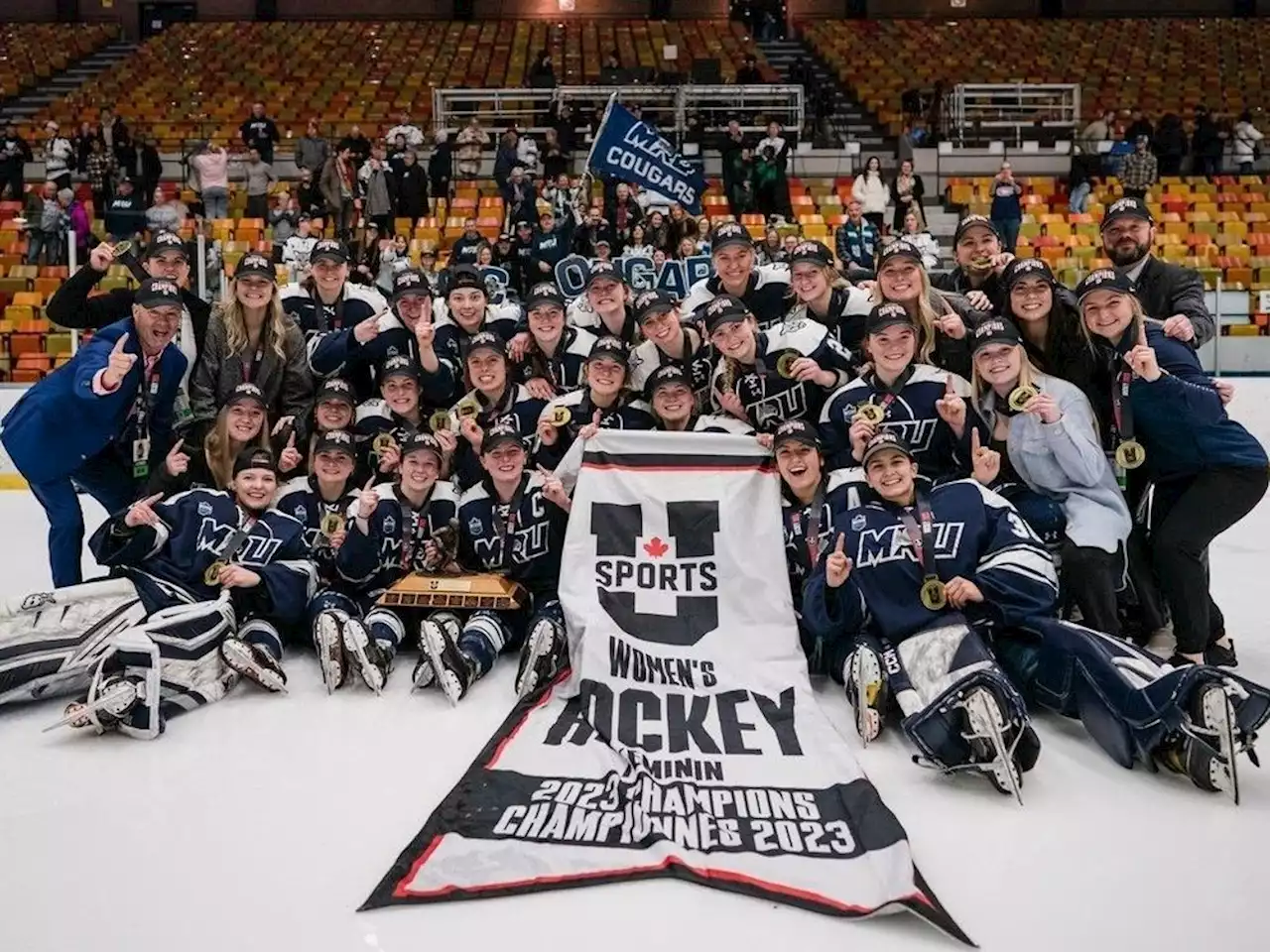 MRU Cougars complete Cinderella run with national women's hockey crown