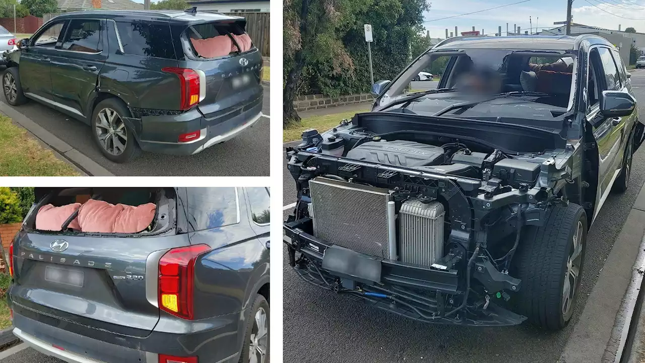 Exposed And Unapologetic Hyundai Palisade Driving Without Body Panels Fined By Police | Carscoops