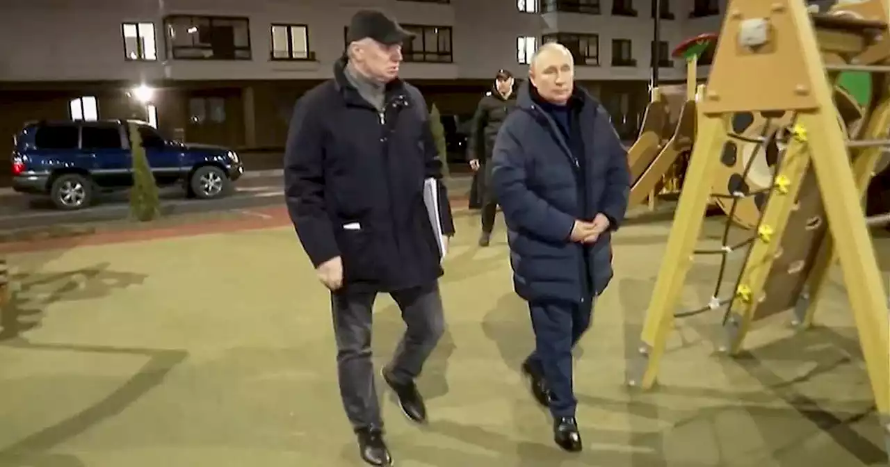 Russia’s Putin makes surprise trip to occupied Mariupol