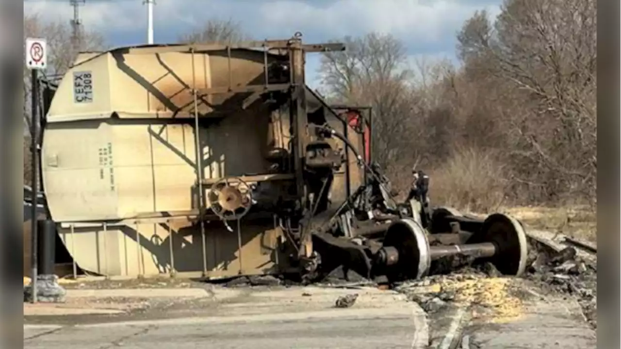 Officials investigating what caused 14-car train to derail in Ontario this weekend