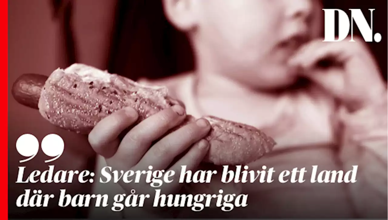 Ledare: Sverige har blivit ett land där barn går hungriga