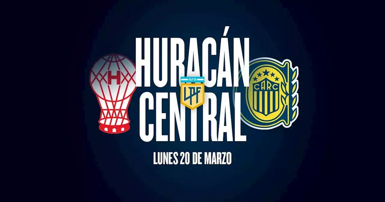 Huracán - Rosario Central: hora, TV y posibles formaciones