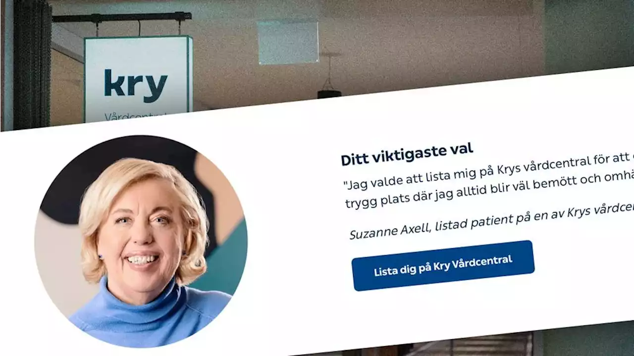 Fråga doktorn-profilen frontar Kry-kampanj