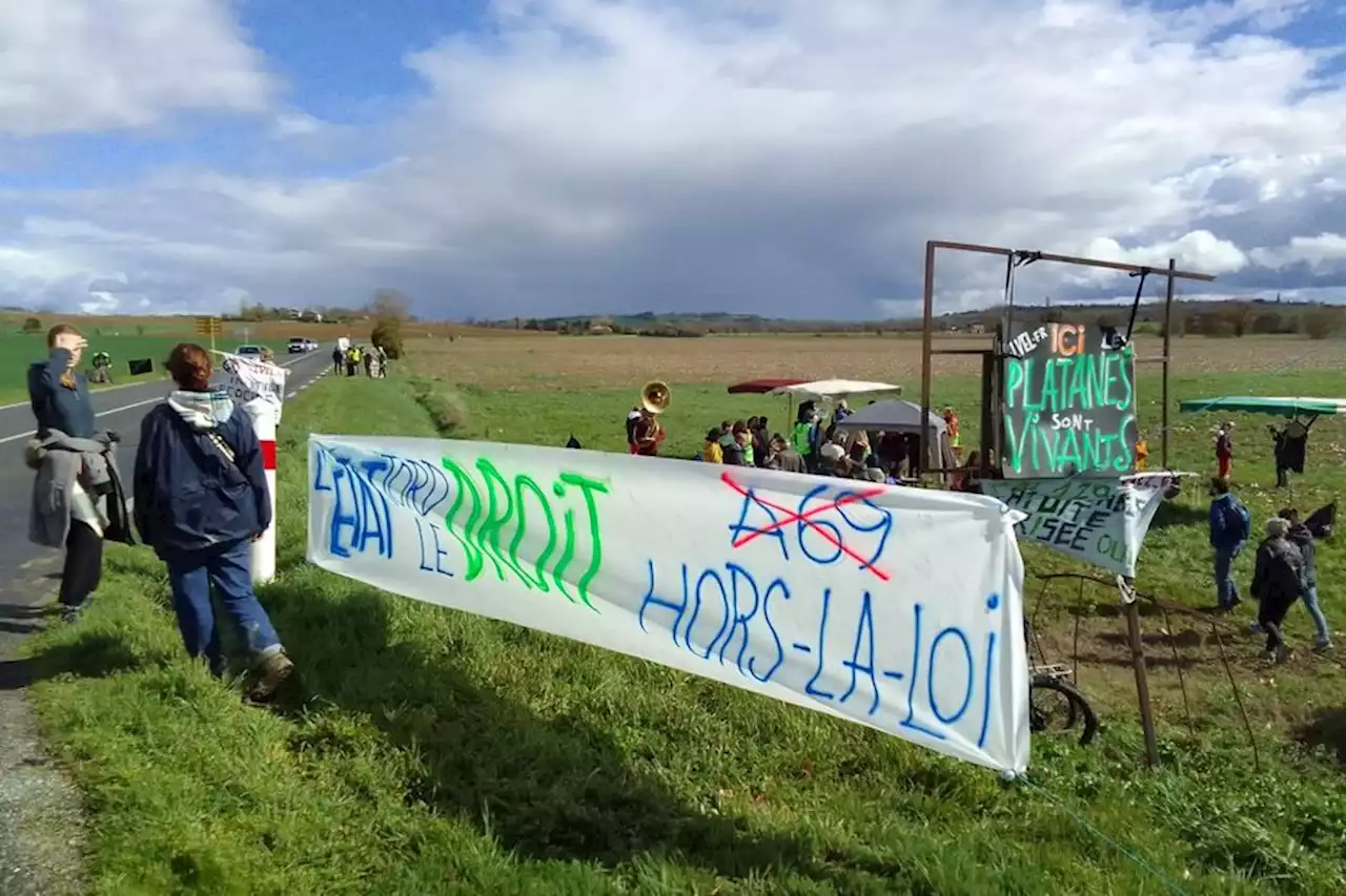 Autoroute A69 : 500 personnes réunies à nouveau contre le projet entre Toulouse-Castres