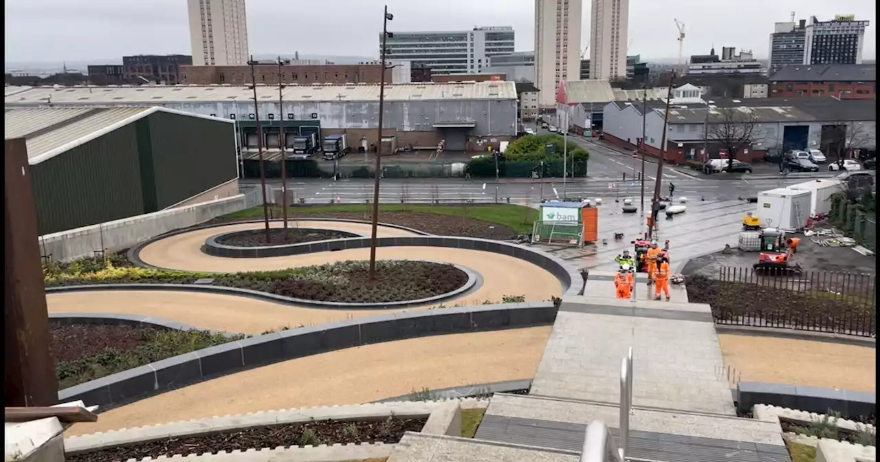 The brand new Glasgow walkway that looks like San Francisco’s Lombard Street