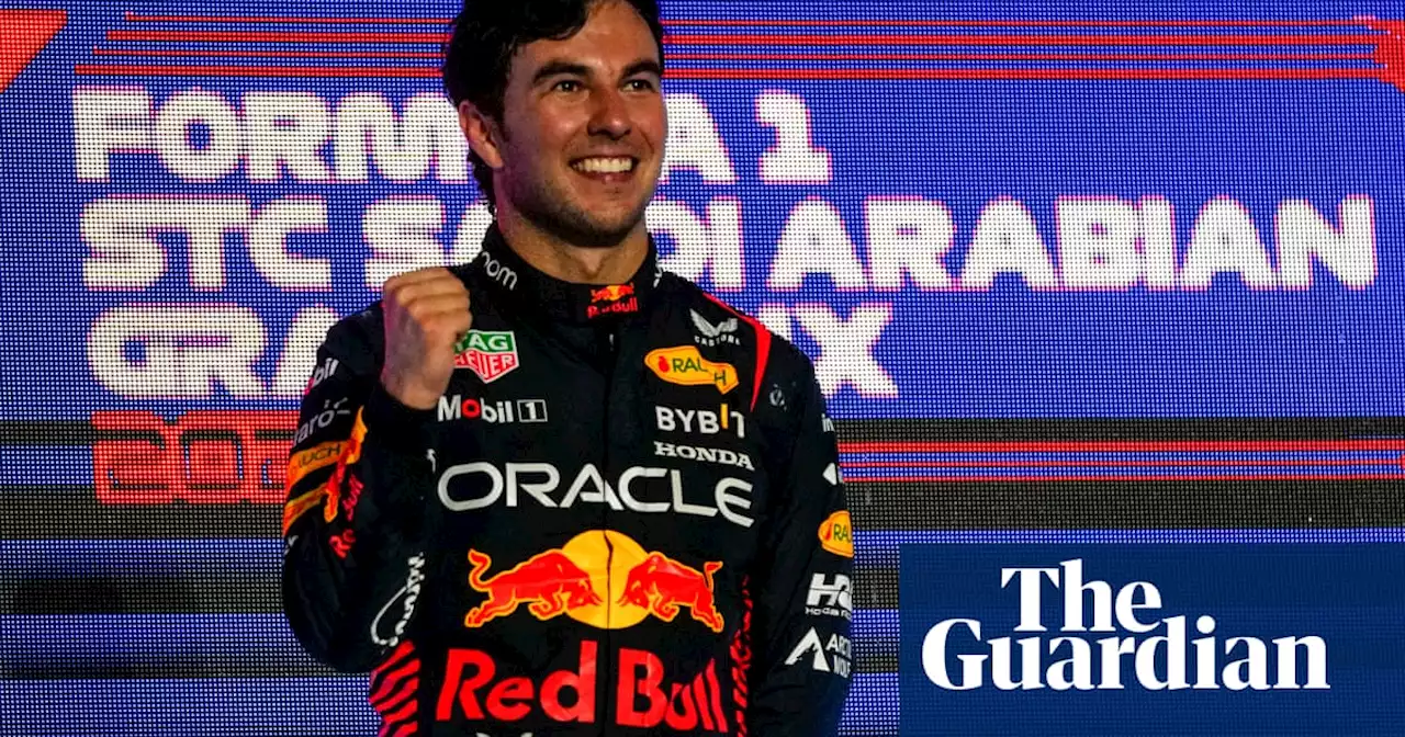 Sergio Pérez wins Saudi Arabia grand prix but Verstappen keeps title lead