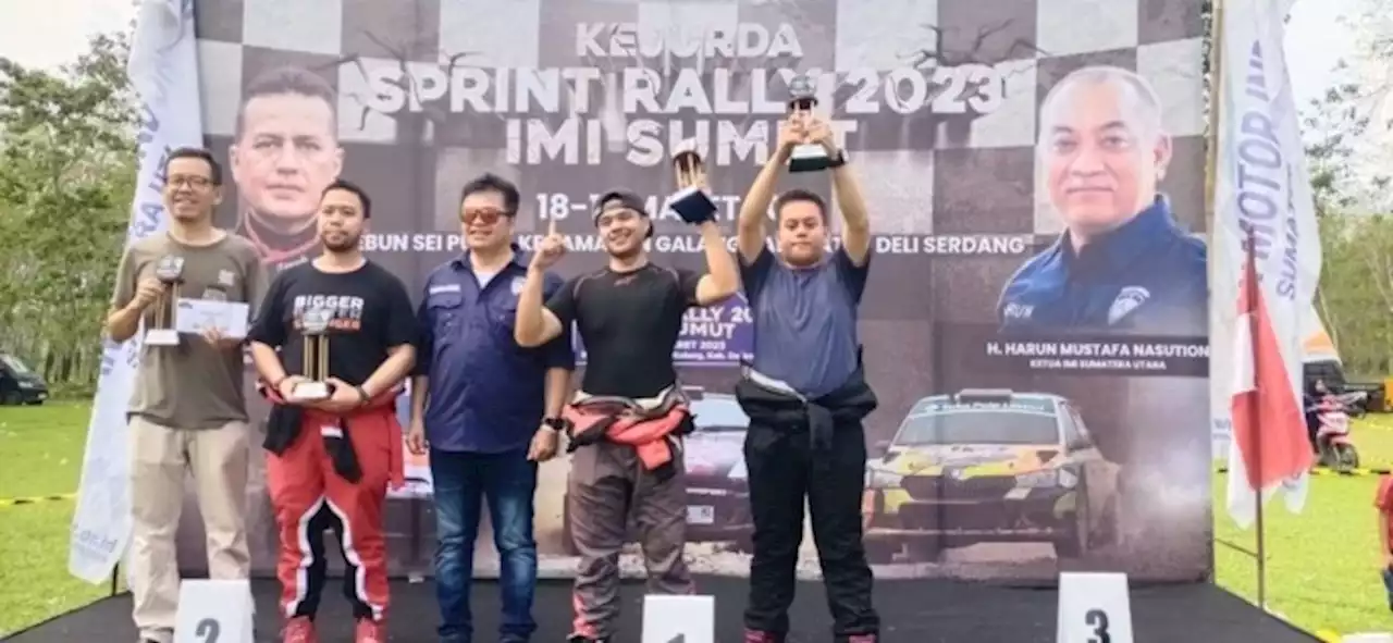 T Ryandava/Damara Sukses di Kejurda Sprint Rally 2023