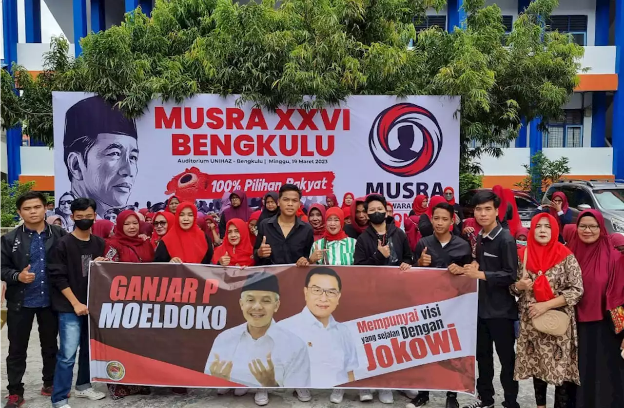 Peserta Musra Bengkulu Ramai Dukung Ganjar-Moeldoko Lanjutkan Kepemimpinan Jokowi