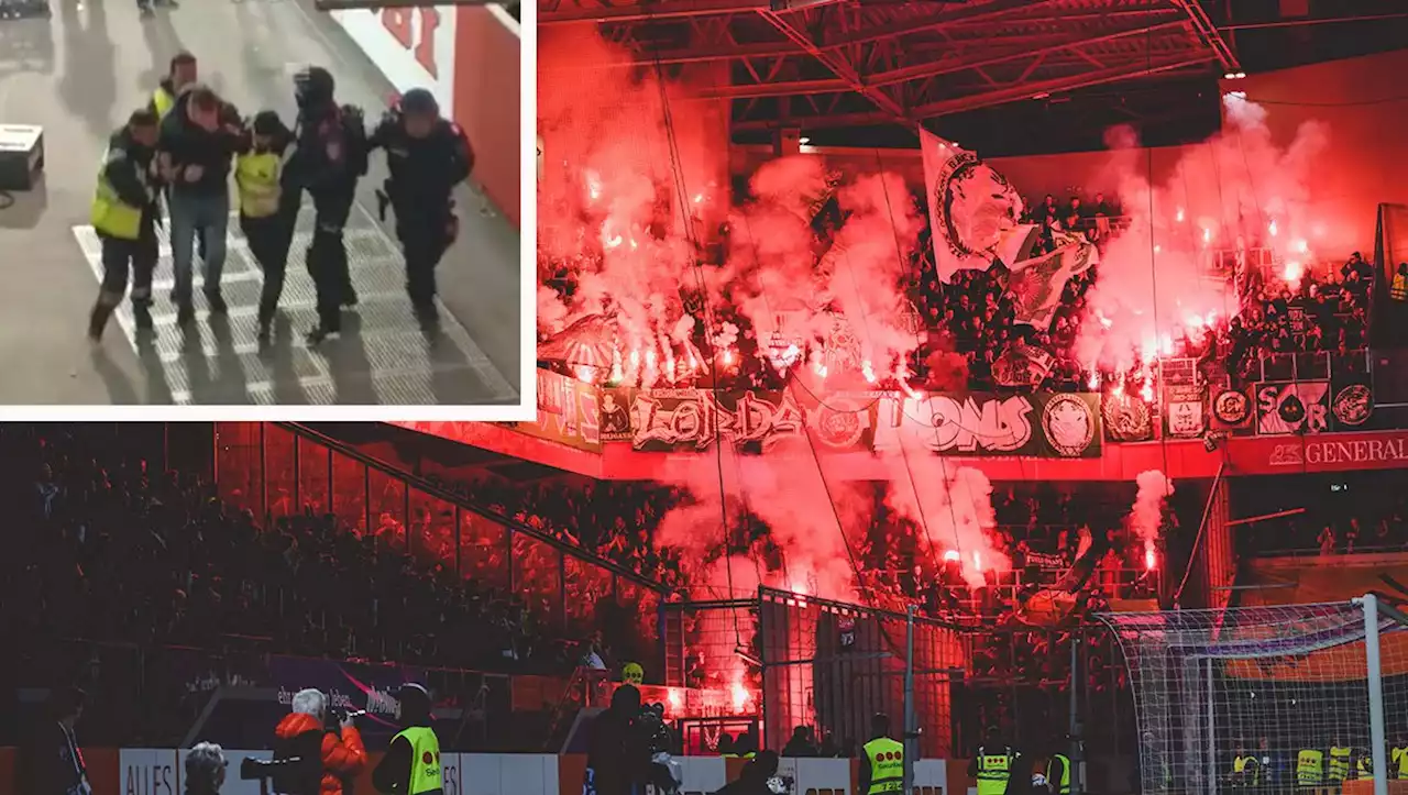 Video: Rapid-Fans verletzten Rapid-Mitarbeiter