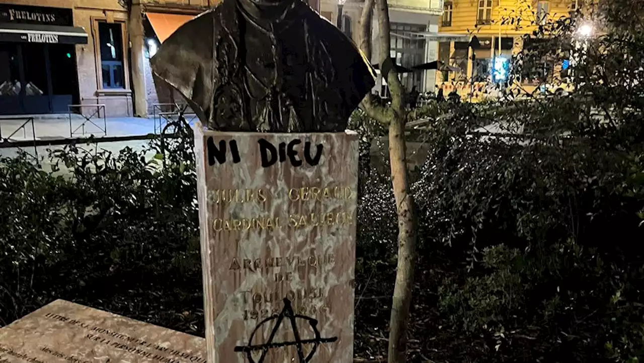 Toulouse : la statue du cardinal Saliège, compagnon de la libération, vandalisée ce week-end