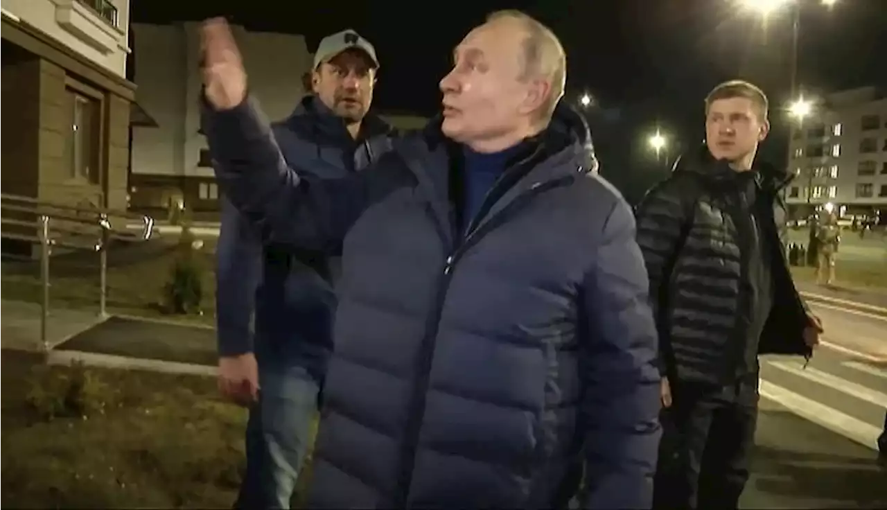 Sorpresa en Ucrania: así fue la desafiante visita de Putin a la tomada ciudad de Mariupol