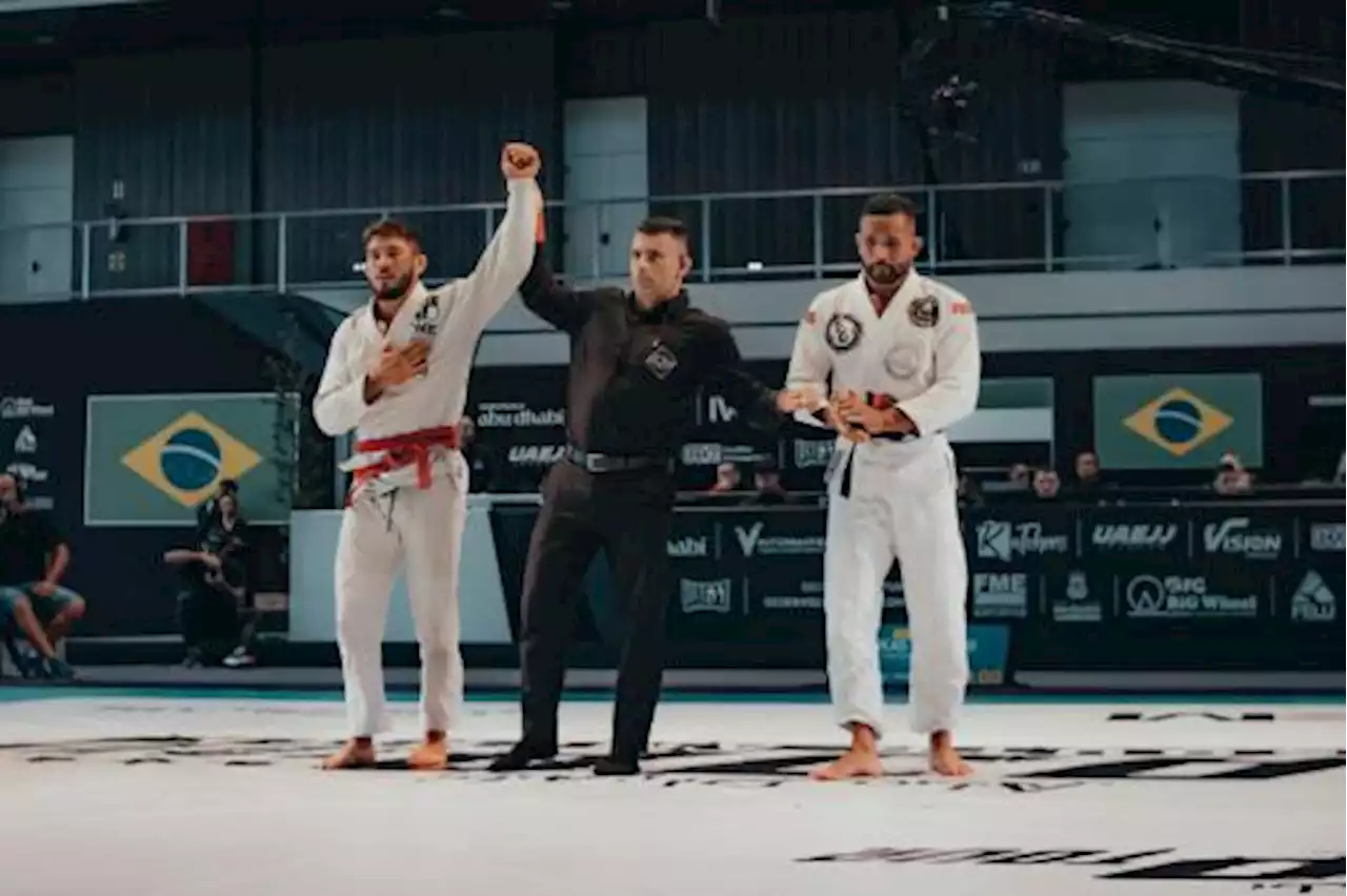 Lucas Protásio e Isabely Lemos são campeões do absuluto no Sul-Americano de Jiu Jitsu