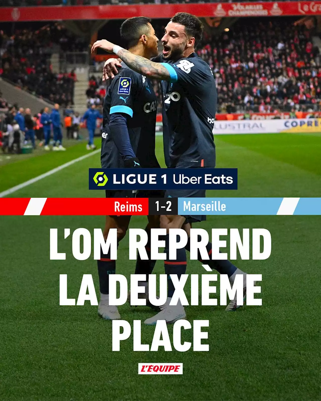 Reims - OM en direct, Ligue 1 Uber Eats (19/03/2023)