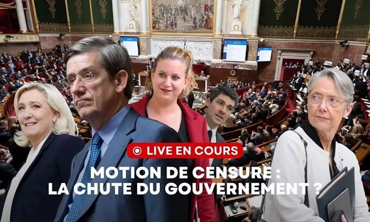 Après le 49.3 : les motions de censure soumises au vote de l'assemblée, suivez notre direct