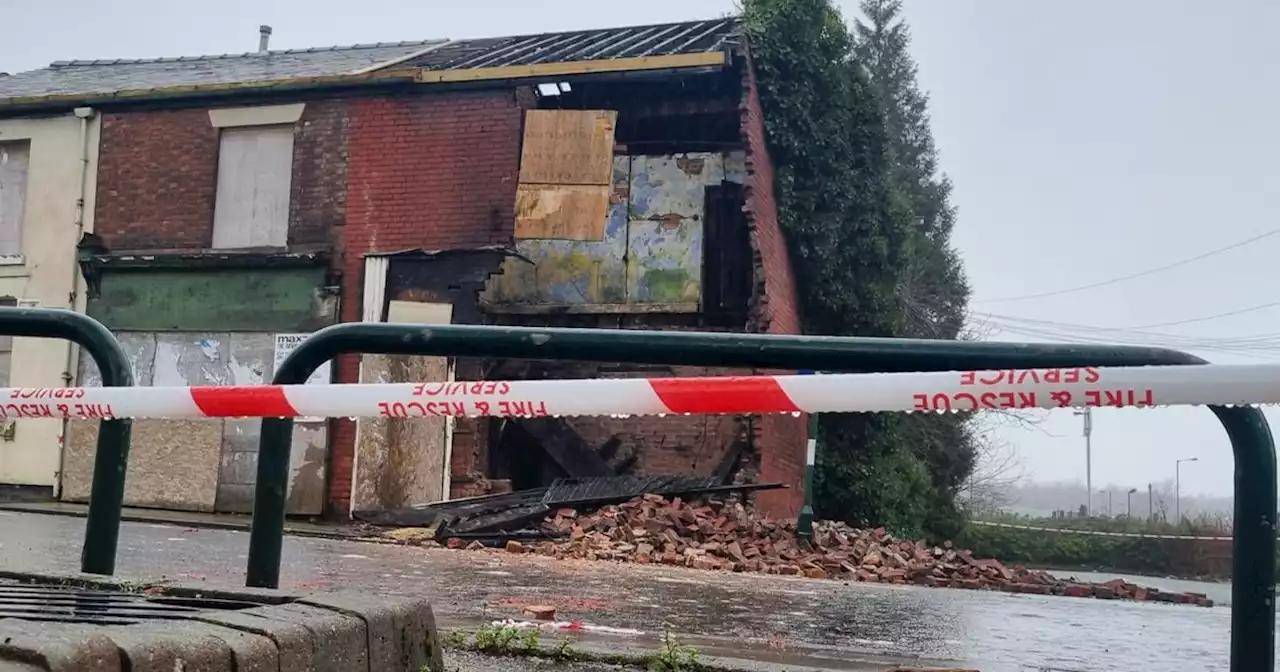 LIVE: Emergency services seal off road after building collapses- latest updates